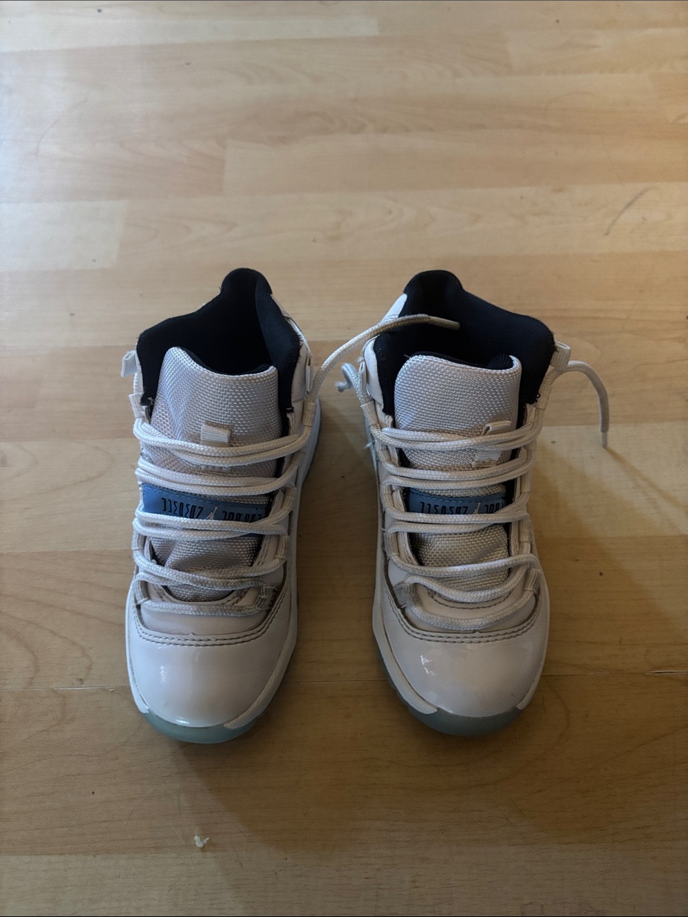 Jordan Kids White and Black High-Top Sneakers